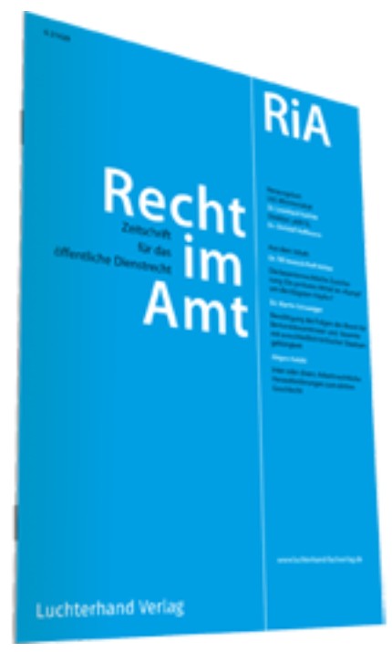 Recht im Amt • RiA