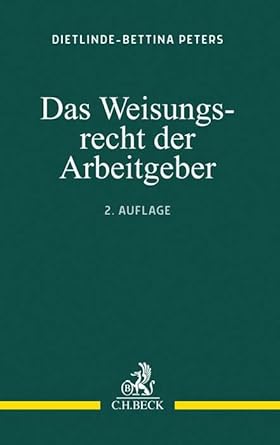 Das Weisungsrecht der Arbeitgeber cover image