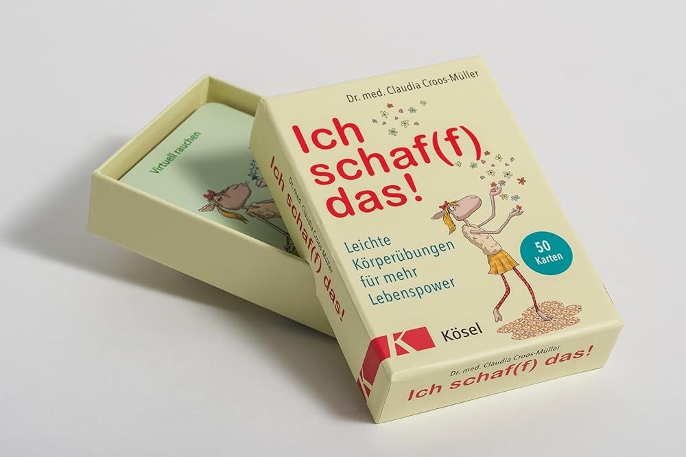 Ich schaf(f) das!: Leichte Körperübungen für mehr Lebenspower. 50 Karten - Mit Stülpdeckelschachtel und Booklet (Claudia Croos-Müller, Band 8) cover image