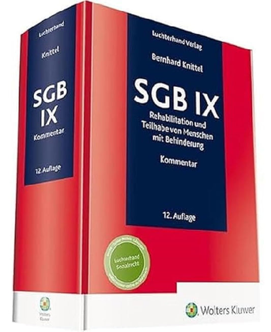 SGB IX Kommentar: Rehabilitation und Teilhabe von Menschen mit Behinderung cover image