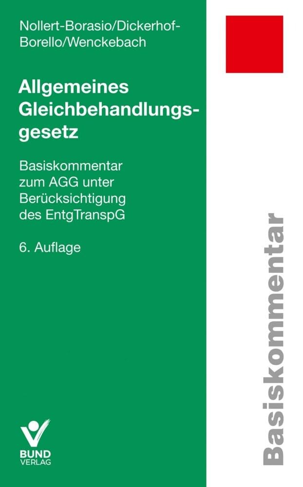 Allgemeines Gleichbehandlungsgesetz: Basiskommentar zum AGG (Basiskommentare) cover image