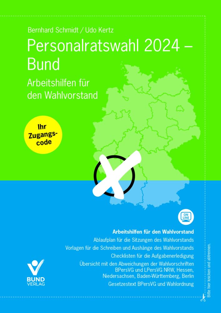 Personalratswahl 2024 - Bund: Arbeitshilfen für den Wahlvorstand cover image