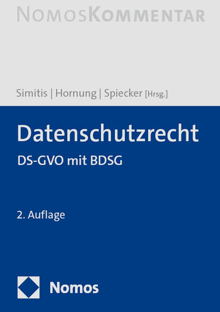 Datenschutzrecht: DS-GVO/BDSG cover image