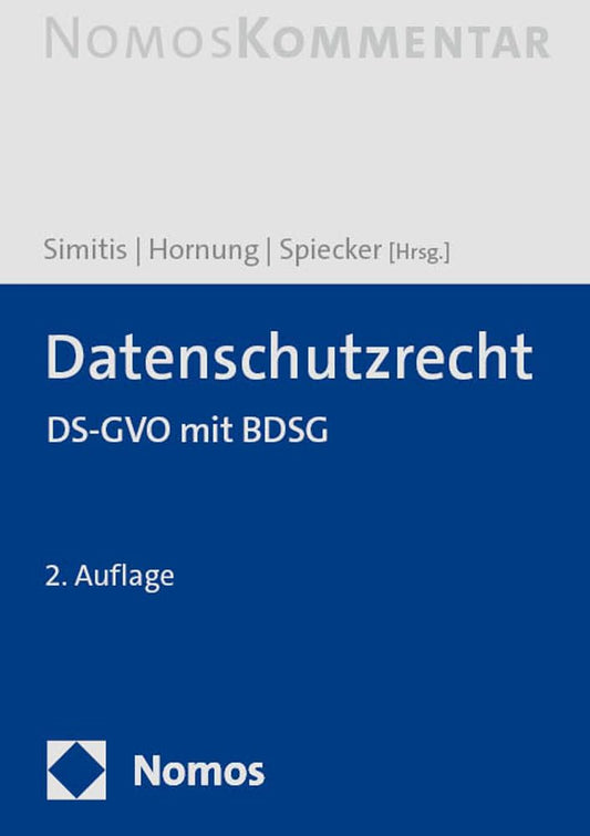 Datenschutzrecht: DS-GVO/BDSG cover image