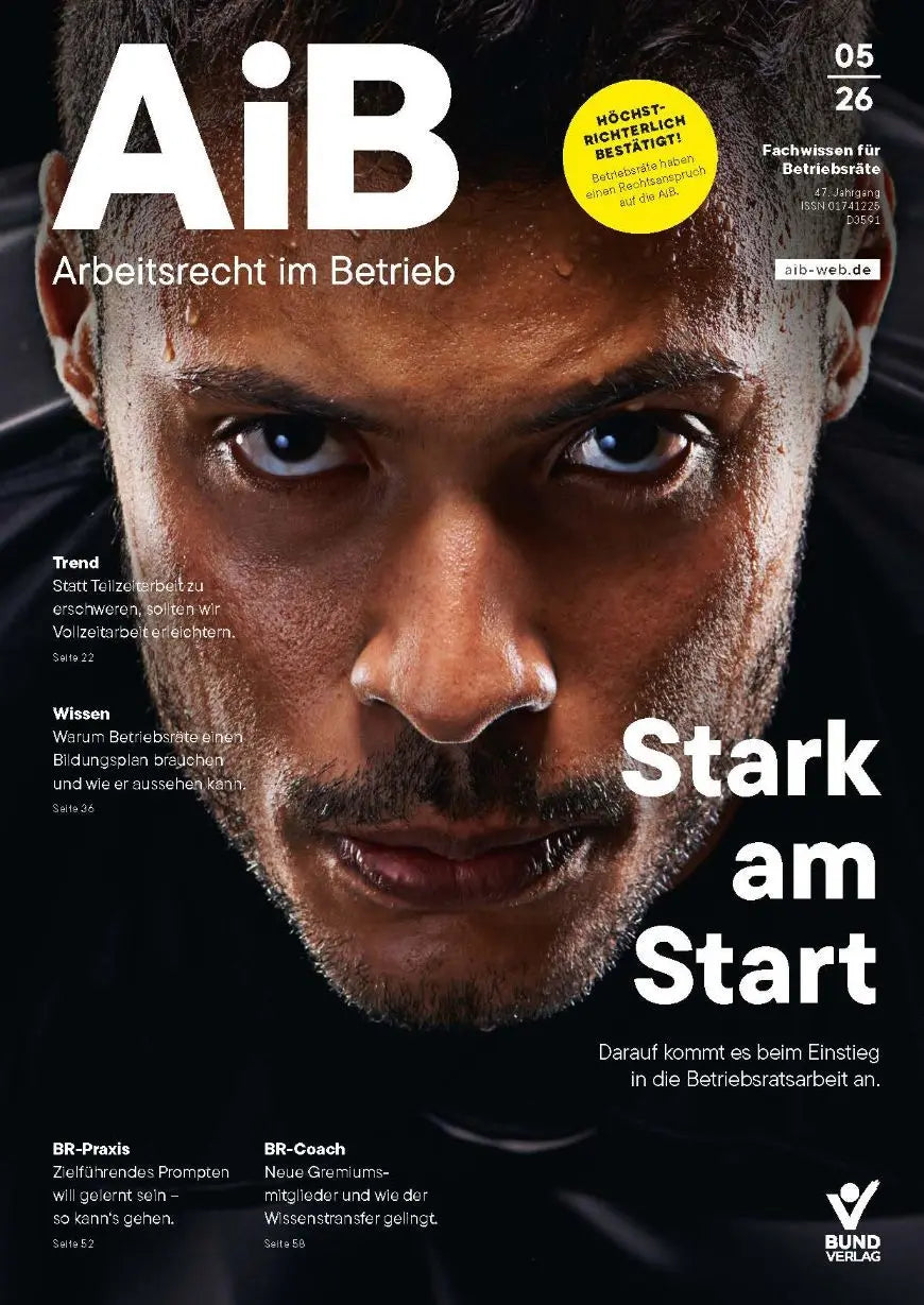 AiB • Arbeitsrecht im Betrieb (zusätzliche Digital-Lizenz/en)