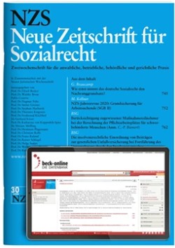 NZS • Neue Zeitschrift für Sozialrecht