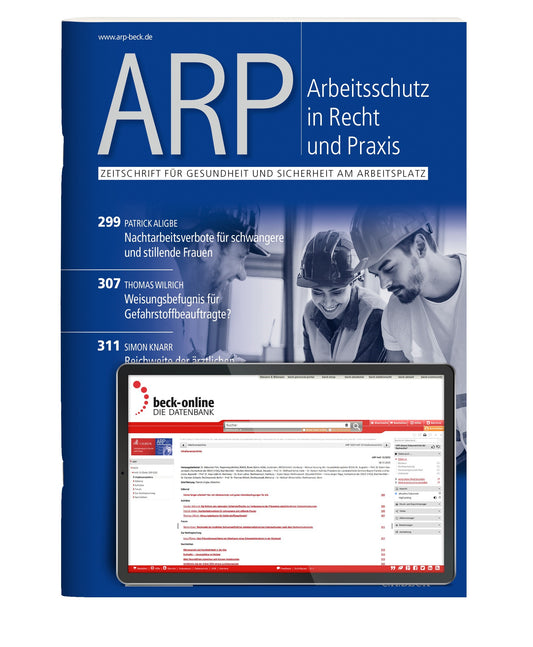 ARP • Arbeitsschutz in Recht und Praxis