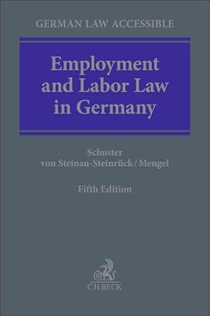 Employment and Labor Law in Germany (German Law Accessible) cover image