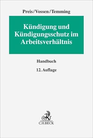 Kündigung und Kündigungsschutz im Arbeitsverhältnis cover image