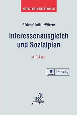 Interessenausgleich und Sozialplan (Musterverträge) cover image