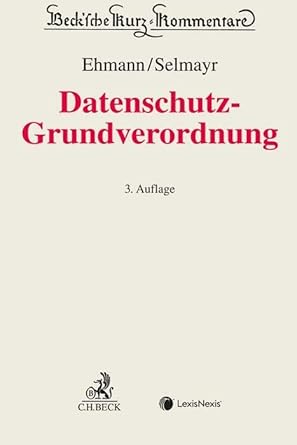 DS-GVO: Datenschutz-Grundverordnung (Beck'sche Kurz-Kommentare) cover image