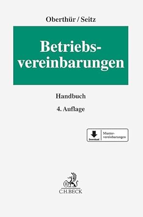 Betriebsvereinbarungen (Erfurter Reihe zum Arbeitsrecht) cover image