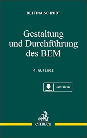 Gestaltung und Durchführung des BEM cover image