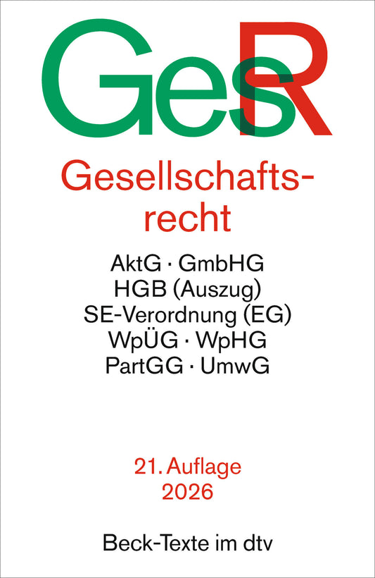 Gesellschaftsrecht (GesR)