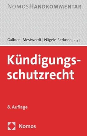 Kündigungsschutzrecht: Handkommentar cover image