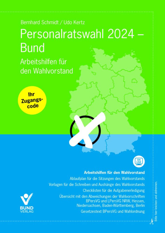 Personalratswahl 2024 - Bund: Arbeitshilfen für den Wahlvorstand cover image