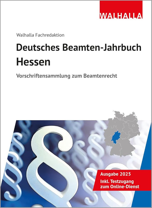 Deutsches Beamten-Jahrbuch Hessen 2025: Vorschriftensammlung zum Beamtenrecht cover image