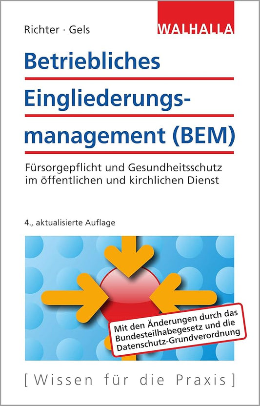 Betriebliches Eingliederungsmanagement (BEM): Fürsorgepflicht und Gesundheitsschutz im öffentlichen und kirchlichen Dienst cover image