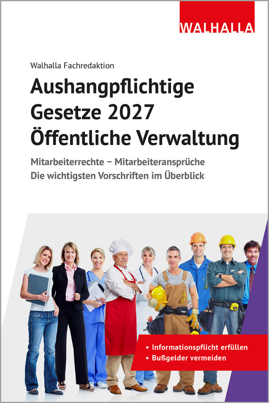 Aushangpflichtige Gesetze 2027 Öffentliche Verwaltung