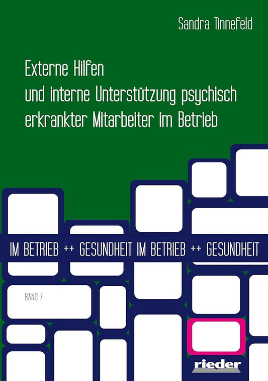 Externe Hilfen und interne Unterstützung psychisch erkrankter Mitarbeiter im Betrieb cover image