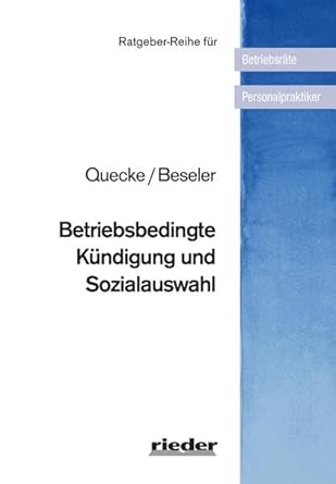 Betriebsbedingte Kündigung und Sozialauswahl cover image